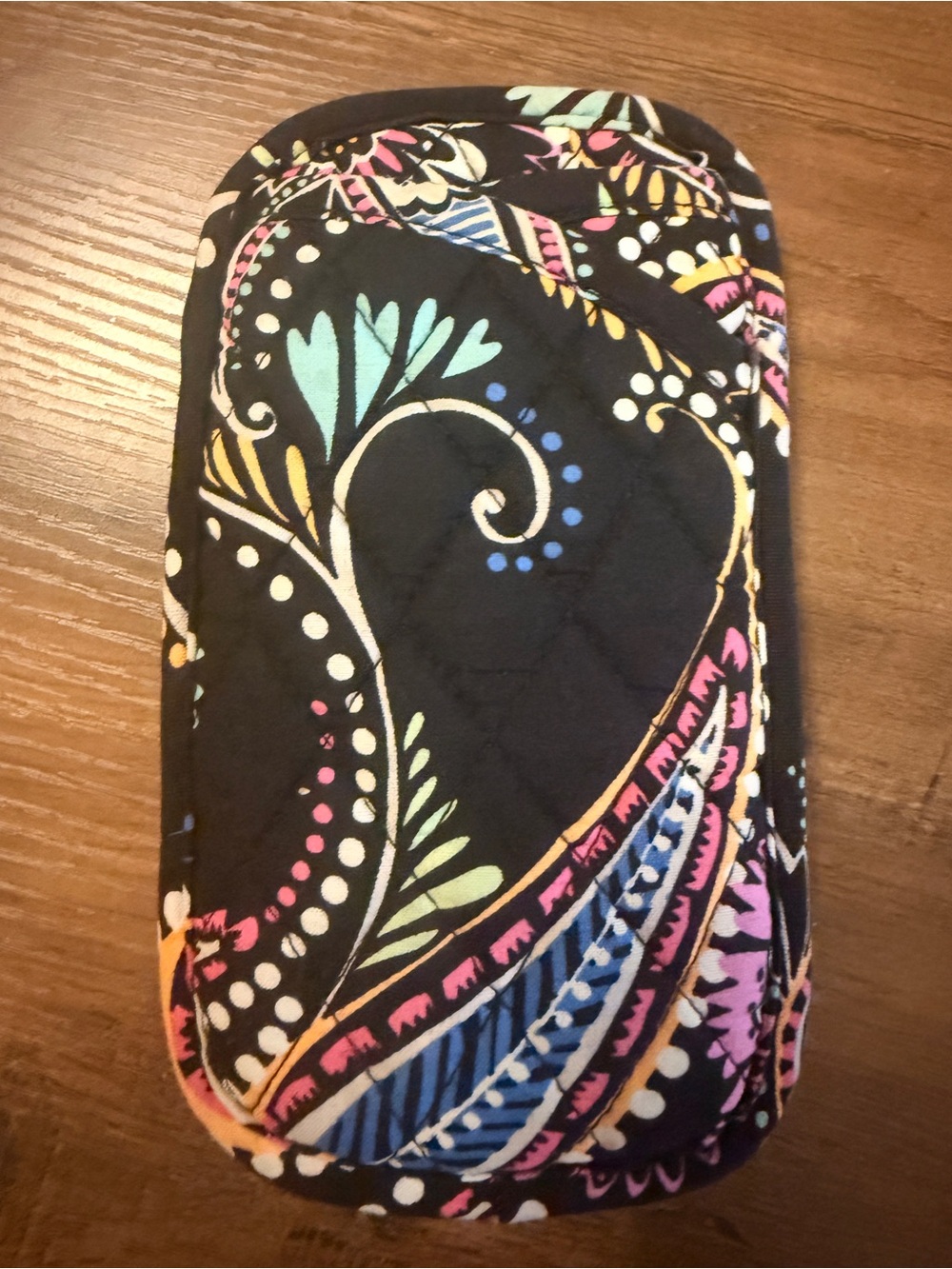 Vera Bradley Bandana Swirl Soft  Double Eyeglasses Case